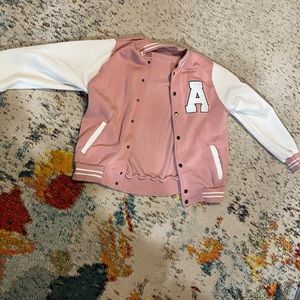 Women’s medium soft lettermen jacket A, good condition